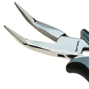 Elimistat® Ultra Precision Dissipative Bent Snipe Nose Pliers 150mm