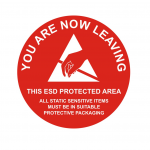 Leaving-ESD-Protected-Area-–-Round-Sign