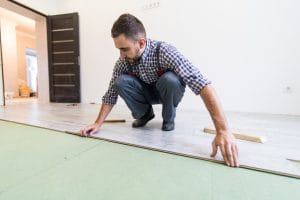 Anti-static flooring at home