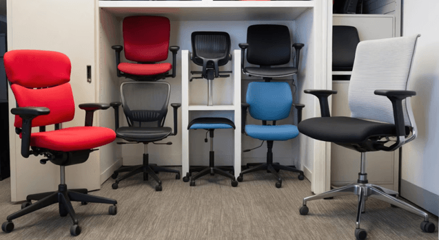 ESD chair with grounding