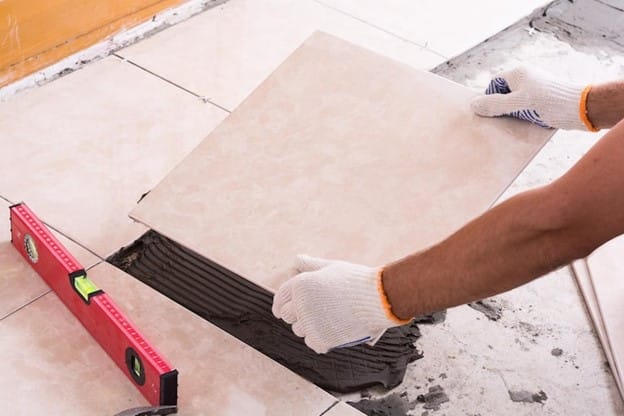 Anti-static floor tiles