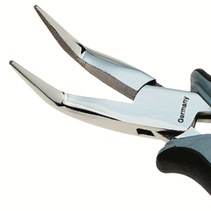 Elimistat® Ultra Precision Dissipative Bent Snipe Nose Pliers 150mm