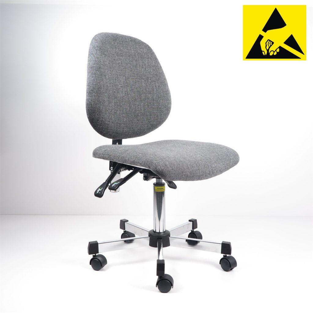 Ergonomic Extra Comfort Style ESD Fabric Chair