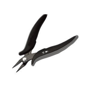 Elimistat® Ergo-Grip Dissipative Short Snipe Nose Pliers (Smooth Jaws)