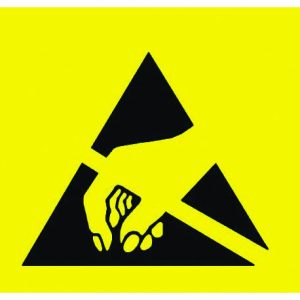 Small ESD Warning Labels