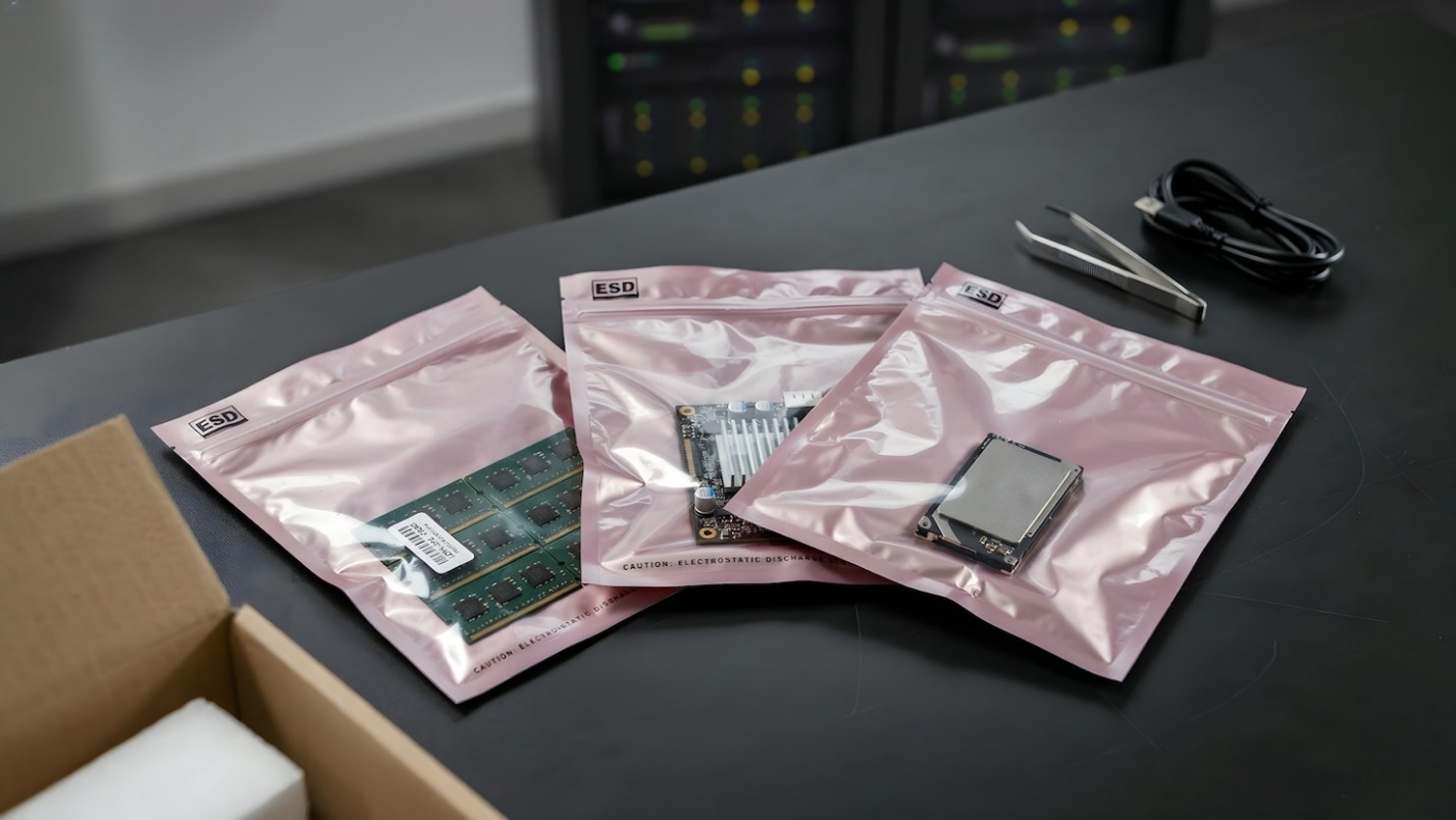 Storing Static Shielding Bags Before Use